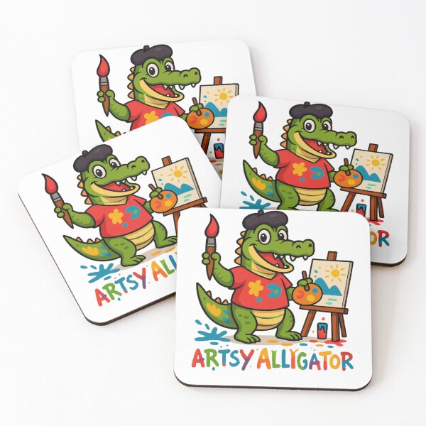Item preview, Amazing Alliterative Adjective Animal - Artsy Alligator designed and sold by Witan Ink.