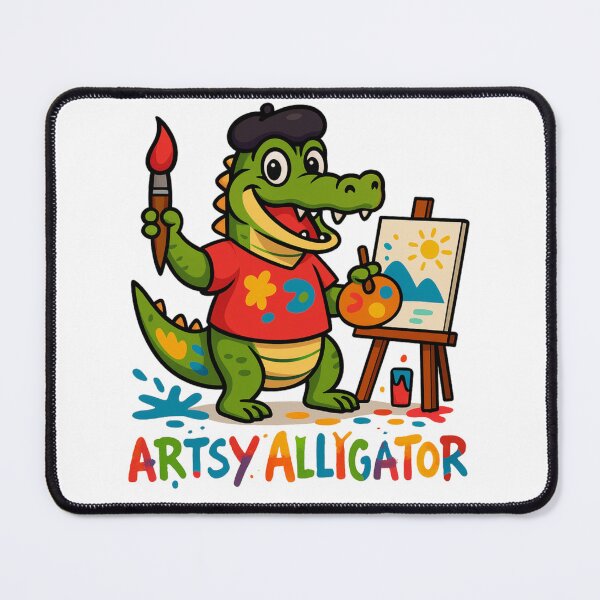 Item preview, Amazing Alliterative Adjective Animal - Artsy Alligator designed and sold by Witan Ink.
