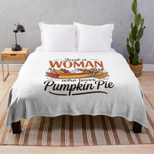 Item preview, Just a Woman Who Loves Pumpkin Pie - Thanksgiving Art designed and sold by Enea Kelo.