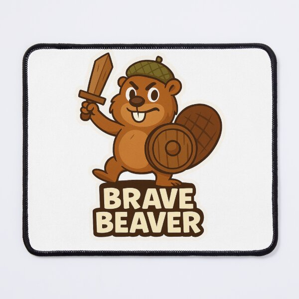 Item preview, Amazing Alliterative Adjective Animal - Brave Beaver designed and sold by Witan Ink.