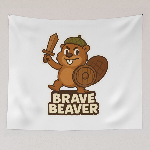 Item preview, Amazing Alliterative Adjective Animal - Brave Beaver designed and sold by Witan Ink.