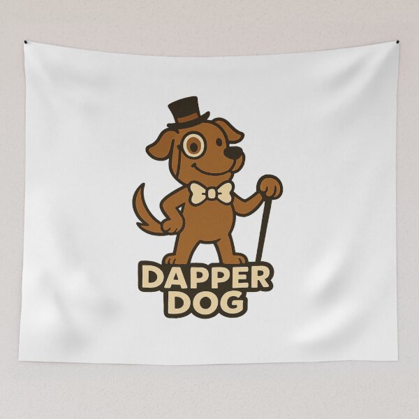 Item preview, Amazing Alliterative Adjective Animal - Dapper Dog designed and sold by Witan Ink.