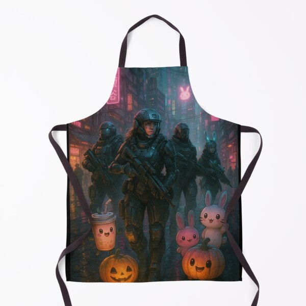 Item preview, Armored Soldiers in a Cyberpunk Street designed and sold by _Smiley_.