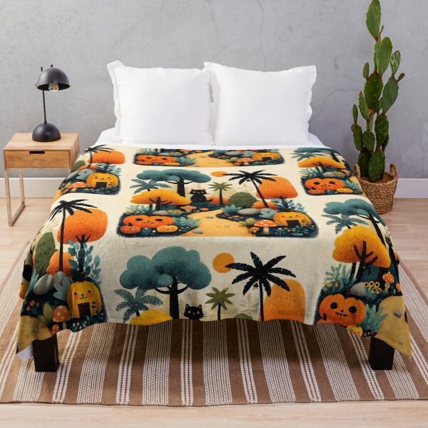 Item preview, Mid century modern pumpkin patch designed and sold by MendaciousMina.