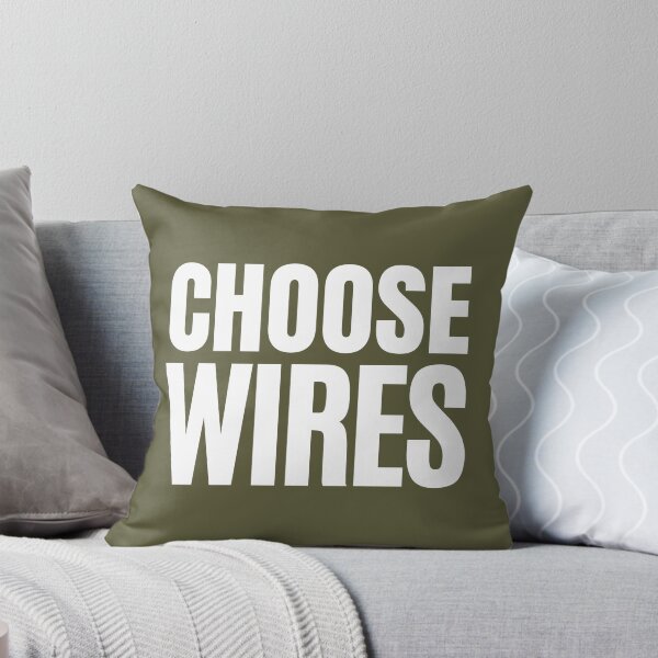Item preview, Choose WIRES White on Colour version designed and sold by ProtectWIRES.