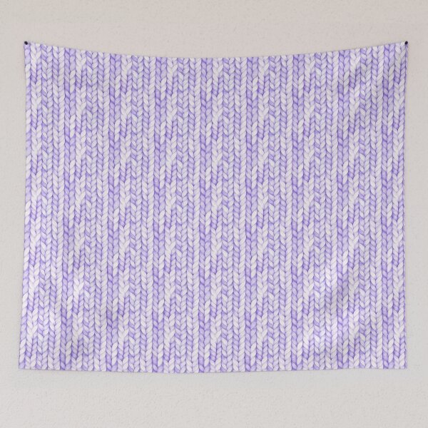 Item preview, Small Purple Autumn Fall Sweater Braids Watercolor All Over designed and sold by Feeling Artsy.