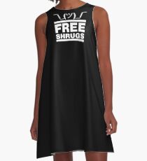 Free Shrugs A-Line Dress