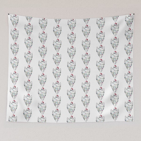 Item preview, Christmas Ghost | Spooky-Cute and Festively Haunting Holiday Graphic designed and sold by Tw1nsAIArt.