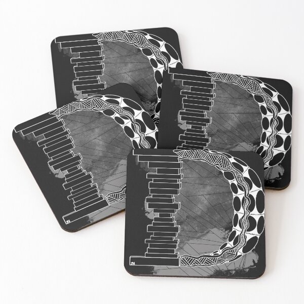 Item preview, Monogram D zen patterns designed and sold by TangleH-art.