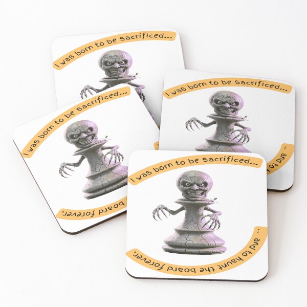 Item preview, Haunted Chess Pawn – “Born to Be Sacrificed” Design designed and sold by PawnShiftGoods.