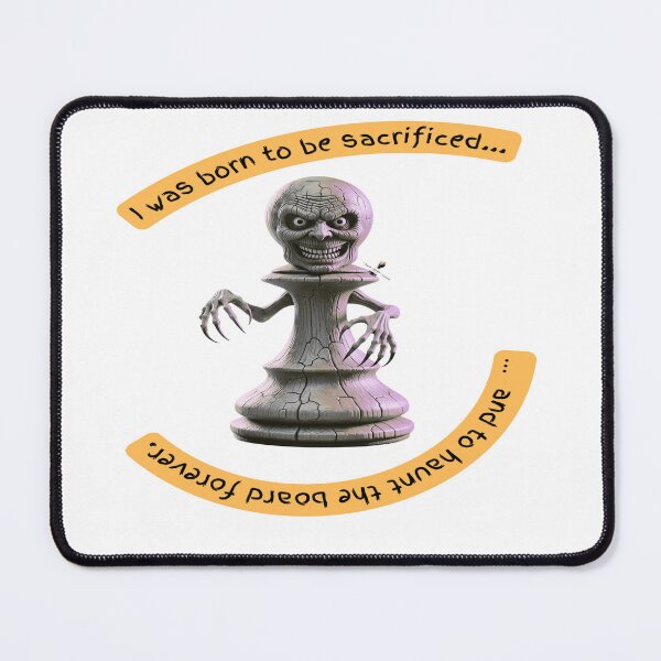 Item preview, Haunted Chess Pawn – “Born to Be Sacrificed” Design designed and sold by PawnShiftGoods.