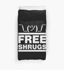Free Shrugs Duvet Cover