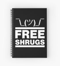 Free Shrugs Spiral Notebook