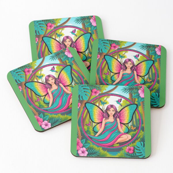 Item preview, Fairy Sitting with Butterflies designed and sold by VibrArtco.