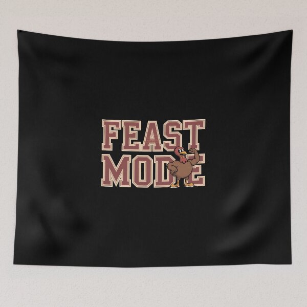 Item preview, Feast Mode Turkey - Thanksgiving Art designed and sold by Enea Kelo.