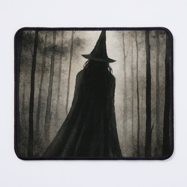 Item preview, Watercolor Witch in Enchanted Forest designed and sold by SVT Abstract.