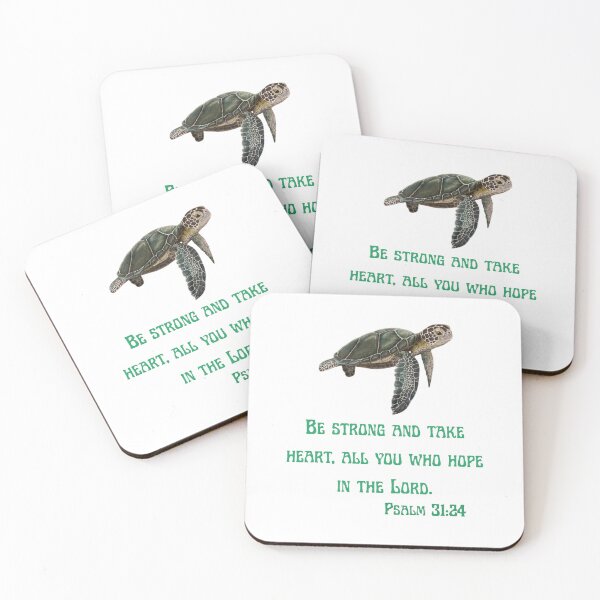 Item preview, Sea turtle and Bible verse designed and sold by OnaleeNicklinArt.