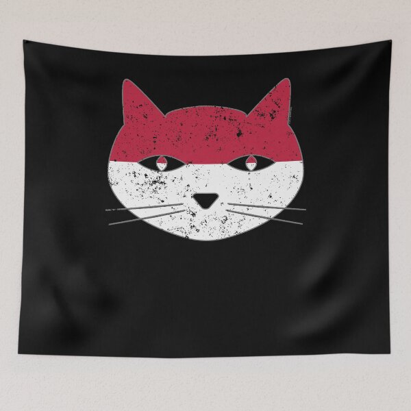Item preview, Best Cat Head Indonesia Flag Cat designed and sold by shoppzee.
