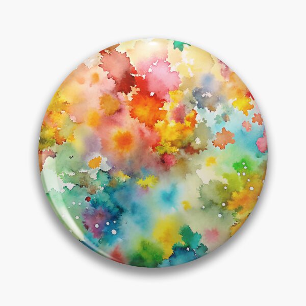 Item preview, Reddish greenish Watercolor Splashy Texture designed and sold by EmeraldeaArt.