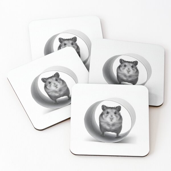 Item preview, Cute Hamster in a toilet roll designed and sold by ffpdsgn.