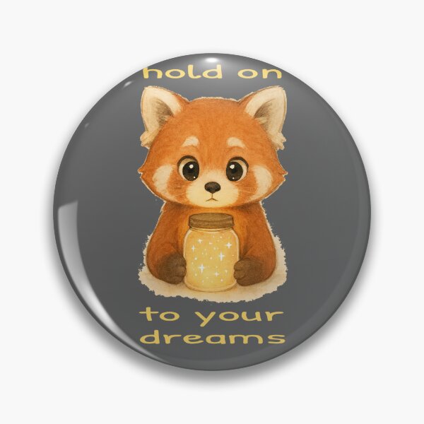 Item preview, Cute Red Panda jar of little stars illustration designed and sold by BigBlueArt.
