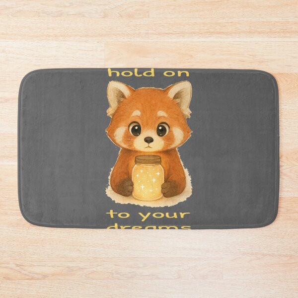 Item preview, Cute Red Panda jar of little stars illustration designed and sold by BigBlueArt.