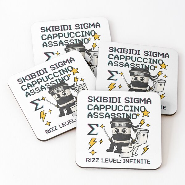 Item preview, Cappuccino Assassino Skibidi Sigma Meme Digital Art designed and sold by AnnDesignStudio.