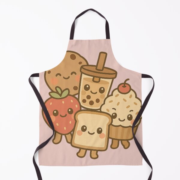 Item preview, Group of Smiling Kawaii Foods designed and sold by _Smiley_.