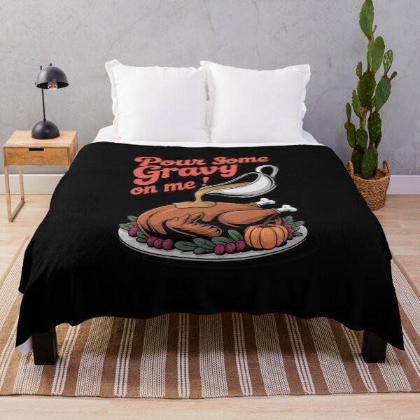 Item preview, Pour Some Gravy On Me - Thanksgiving Art designed and sold by Enea Kelo.