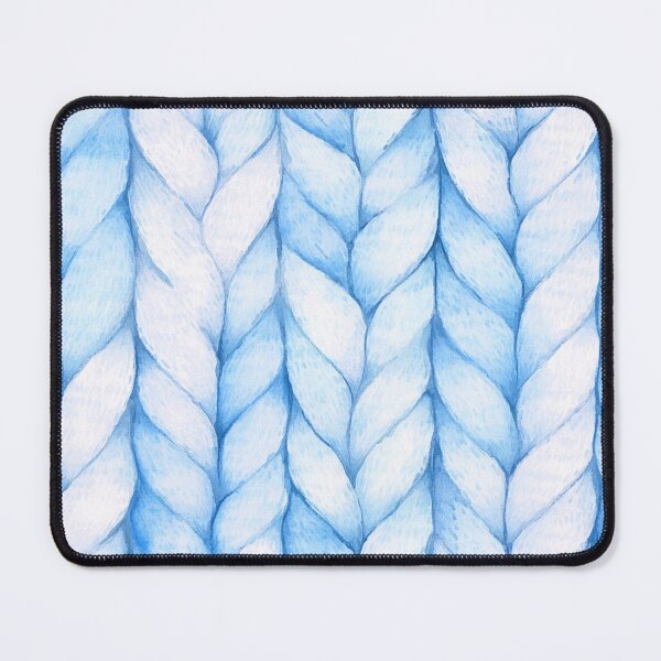 Item preview, Blue Autumn Fall Sweater Braids Watercolor All Over designed and sold by Feeling Artsy.