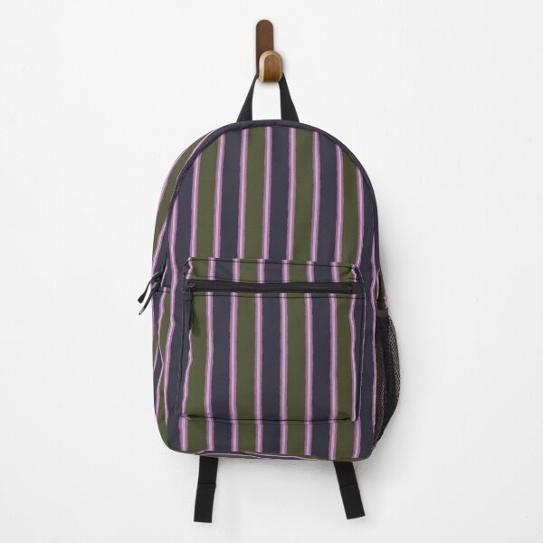 Item preview, Jewel Tones Rough Stripes Vertical Pattern in Nouveau Purple and Green designed and sold by kierkegaard.