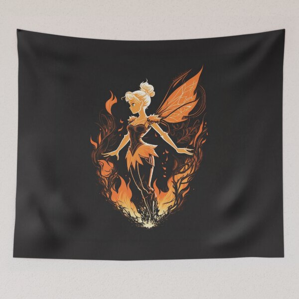 Item preview, Phoenix Fairy – Fire Elemental Fantasy Artwork designed and sold by The-Chic-Geek-.