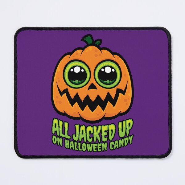 Item preview, All Jacked Up on Halloween Candy Funny Pumpkin Design designed and sold by fizzgig.