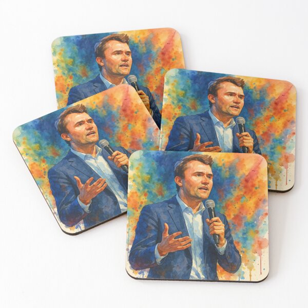 Item preview, Charlie Kirk Watercolor Art designed and sold by Spiritual Hunter .