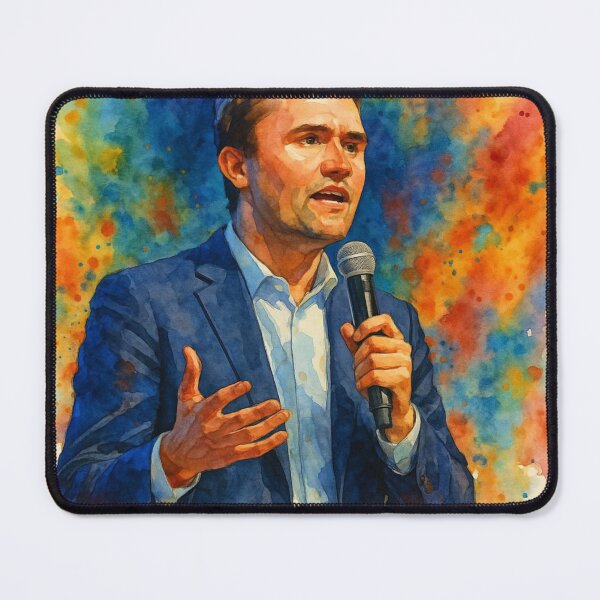 Item preview, Charlie Kirk Watercolor Art designed and sold by Spiritual Hunter .