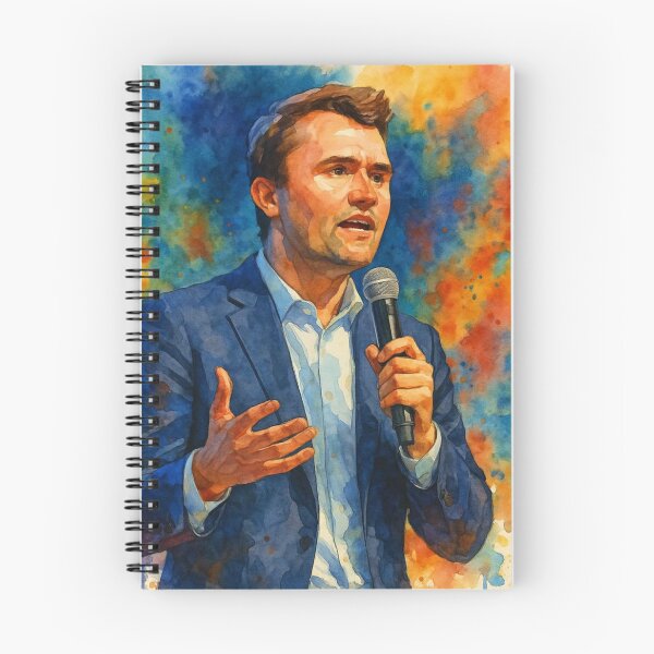 Item preview, Charlie Kirk Watercolor Art designed and sold by Spiritual Hunter .