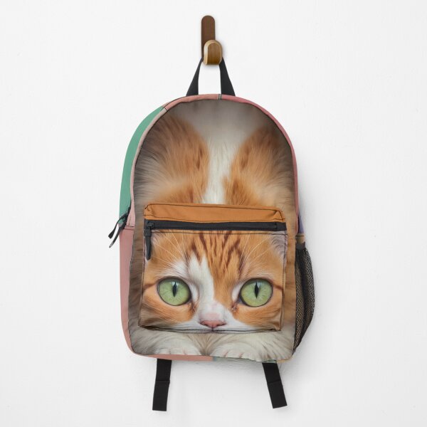 Item preview, Oil painting of a colorful cat designed and sold by elglotonmusical.