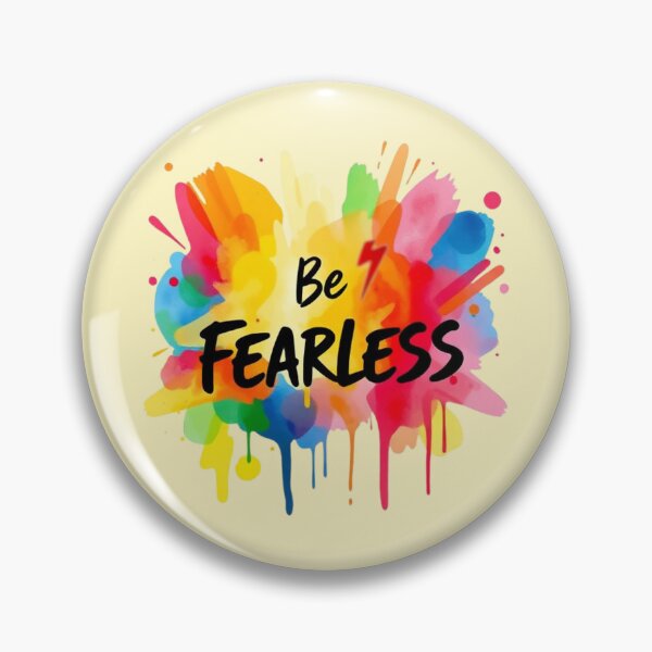 Item preview, Be Fearless attitude design with watercolor splash designed and sold by NewAspect.