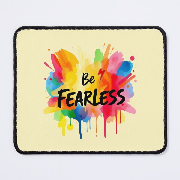 Item preview, Be Fearless attitude design with watercolor splash designed and sold by NewAspect.