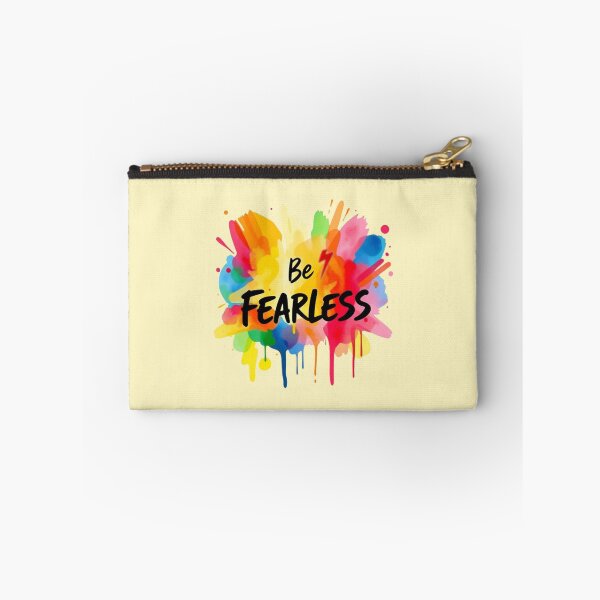 Item preview, Be Fearless attitude design with watercolor splash designed and sold by NewAspect.