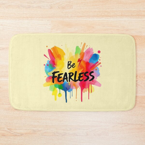 Item preview, Be Fearless attitude design with watercolor splash designed and sold by NewAspect.
