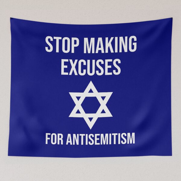 Item preview, Stop making excuses for antisemitism  designed and sold by Rachel the Artist .