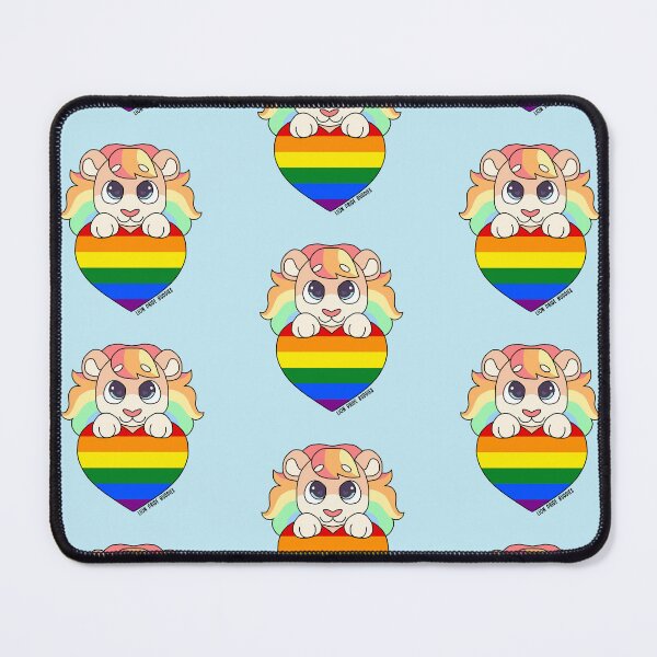 Item preview, Gabe the LGBTQ Pride Buddy (Rainbow Pride Flag Heart) designed and sold by TheBuddies.