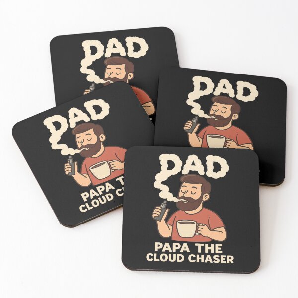 Item preview, Papa the Cloud Chaser Vape T-Shirt – Funny Father’s Day Gift for Vapers designed and sold by House of Taste Vape Designs.