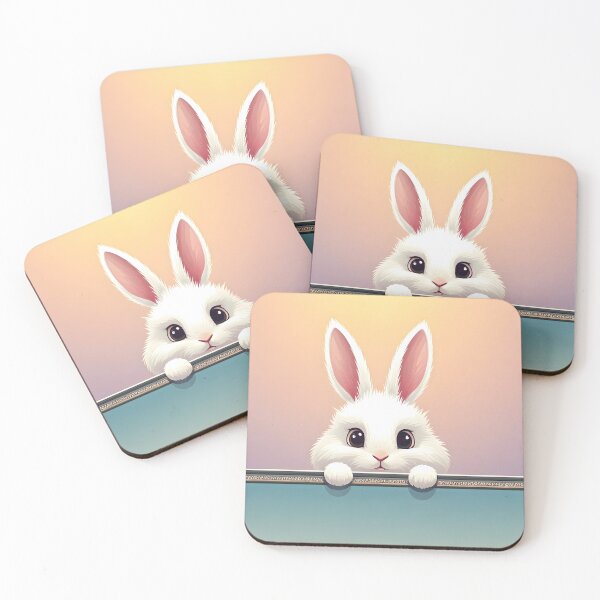 Item preview, White rabbit designed and sold by PrintLabStudio.