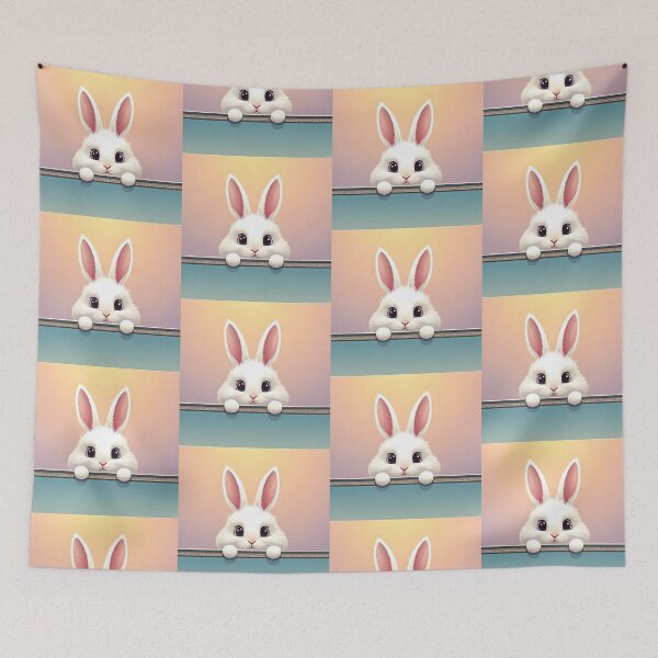 Item preview, White rabbit designed and sold by PrintLabStudio.