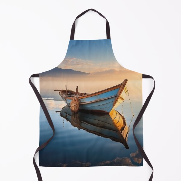 Item preview, Boat at sunset designed and sold by DameArte.
