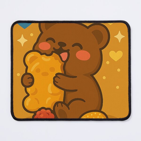 Item preview, Gummy Bear Cub – Bite First, Ask Never designed and sold by Whiskers&Waffles.