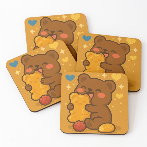 Item preview, Gummy Bear Cub – Bite First, Ask Never designed and sold by Whiskers&Waffles.