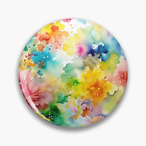 Item preview, Watercolor Bomb – Red and Yellow Paint Splash Texture designed and sold by EmeraldeaArt.